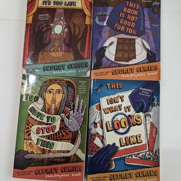 The Secret Series by Pseudonymous Bosch set of 4 b - Picture 4 of 10